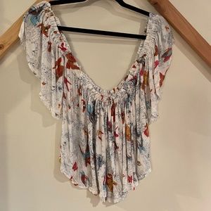 Splendid off shoulder print top